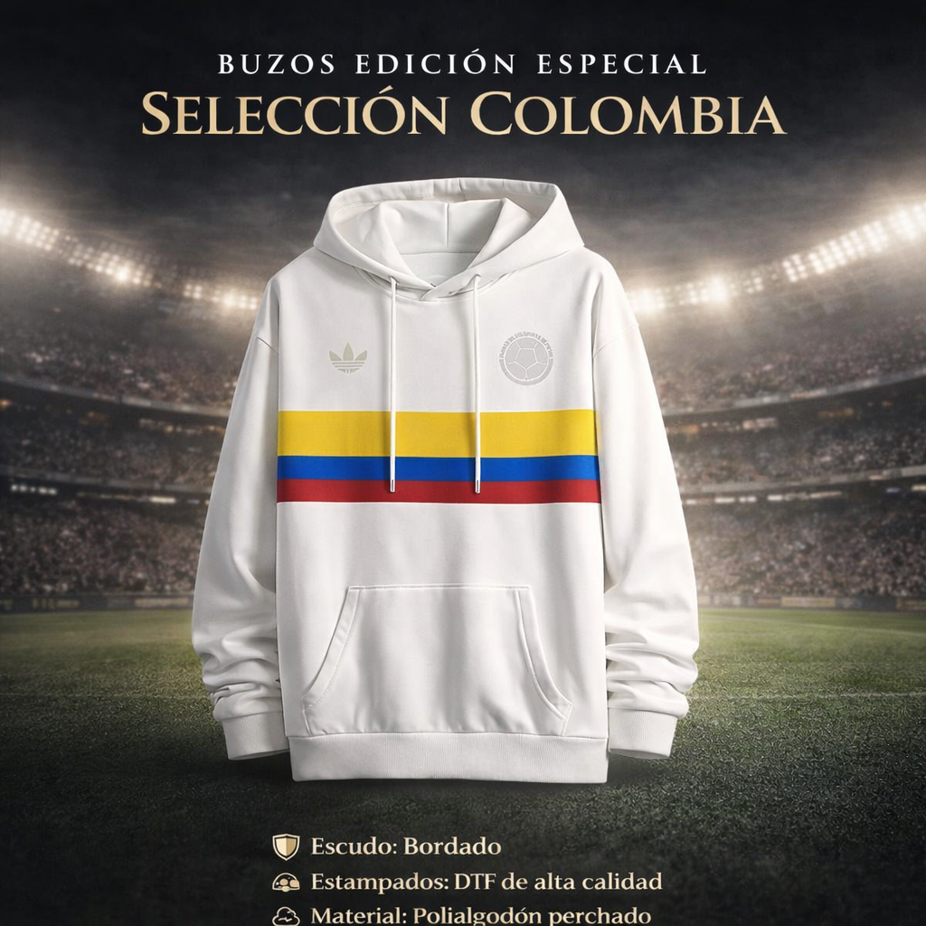 💛💙❤️ Buzo Tricolor Orgullo Colombiano🔥🚀✨Unisex