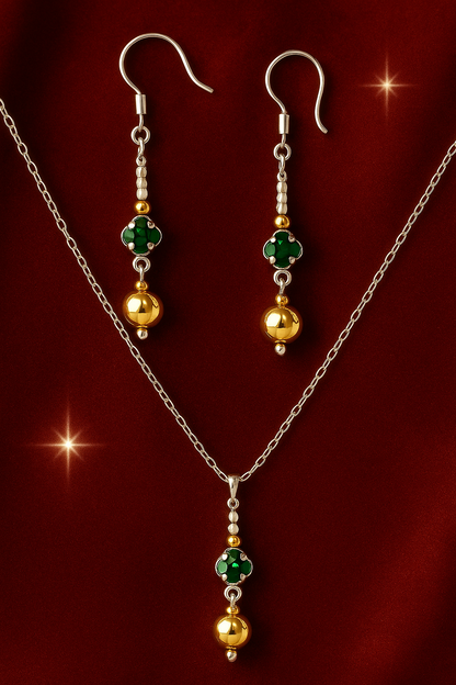 ⭐SET ZARÉ EN PLATA Y ORO LAMINADO✨