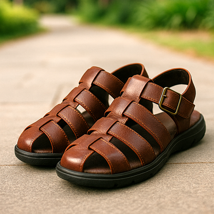 Sandalias en Cuero PrimeLeather™ Calidad Garantizada✅