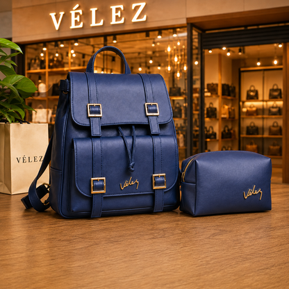 🌟 Morral Sahara Chic ✨+ Cosmetiquera GRATIS 👜Cuero vegano de alta calidad