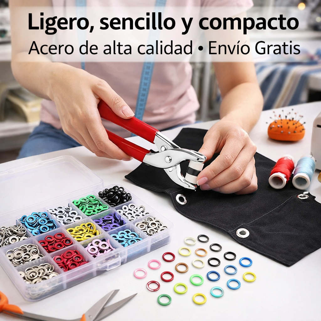 🎁PROMO KIT DE ALICATES DE ACERO + 400 BROCHES MULTIUSOS