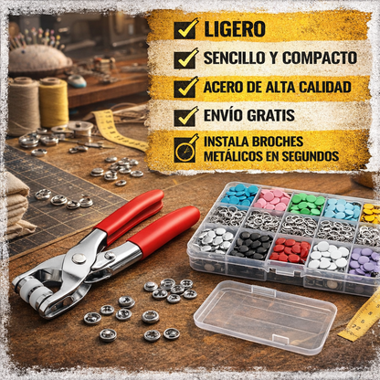 🎁PROMO KIT DE ALICATES DE ACERO + 400 BROCHES MULTIUSOS