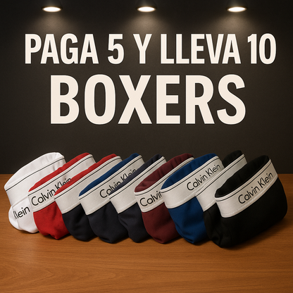 ⚡Boxers Ultra Comfort CK™ Paga 5 lleva 10 unidades