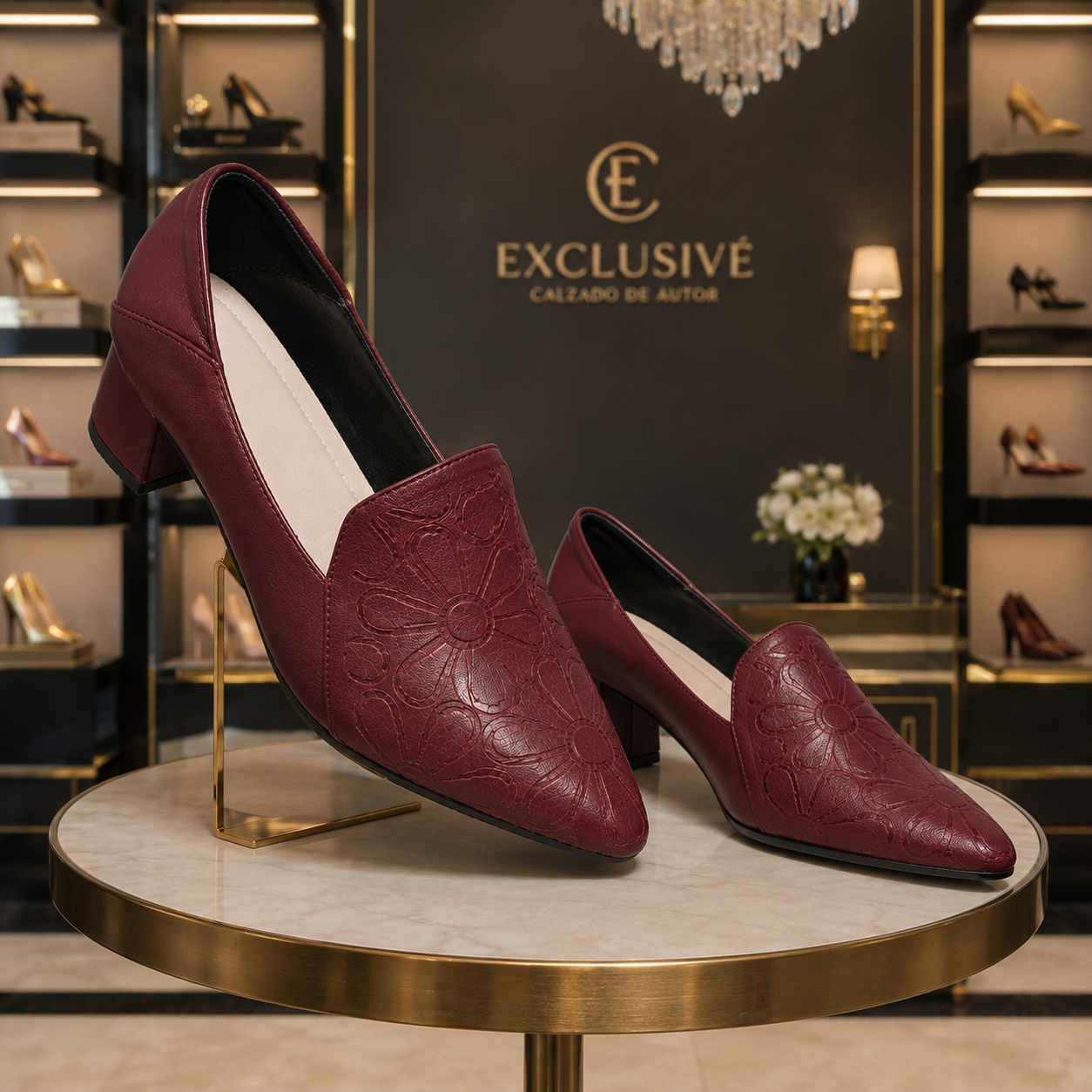 👠✨ ZAPATOS DE TACÓN BORDADOS ✨👠