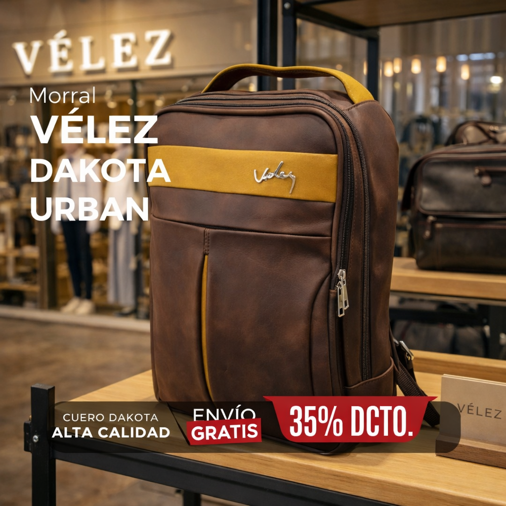 👜✨ MORRAL VELÉZ DAKOTA URBAN 🔥CALIDAD GARANTIZADA
