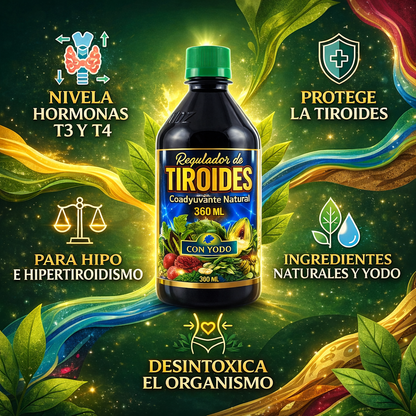 🌿TIROIDES VITAL PLUS 🌿💚 REGULADOR HORMONAL 100% NATURAL