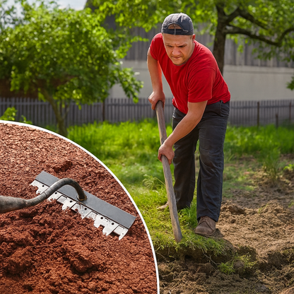 🌱GARDEN PRO! RASTRILLO EN ACERO DE ALTA DURABILIDAD