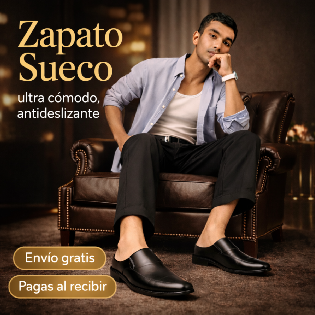 👞ZAPATO SUECO ANTIDESLIZANTE PARA HOMBRE ULTRACÓMODOS⚡
