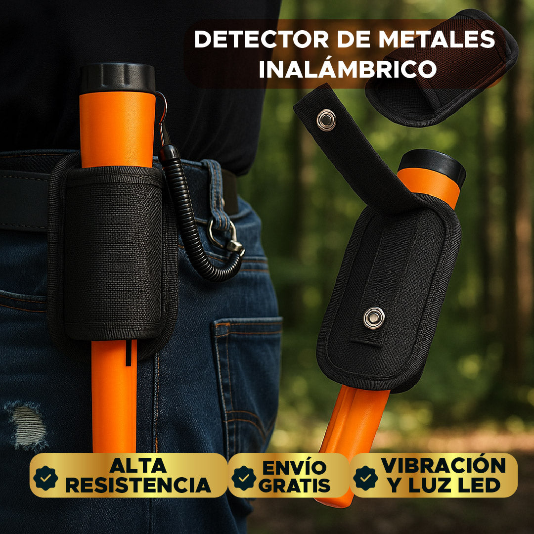 🏅🎛️ DETECTOR DE METALES INALÁMBRICO 🔦📍