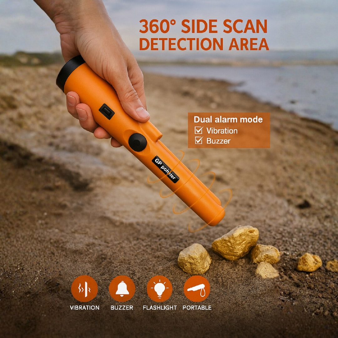 🏅🎛️ DETECTOR DE METALES INALÁMBRICO 🔦📍