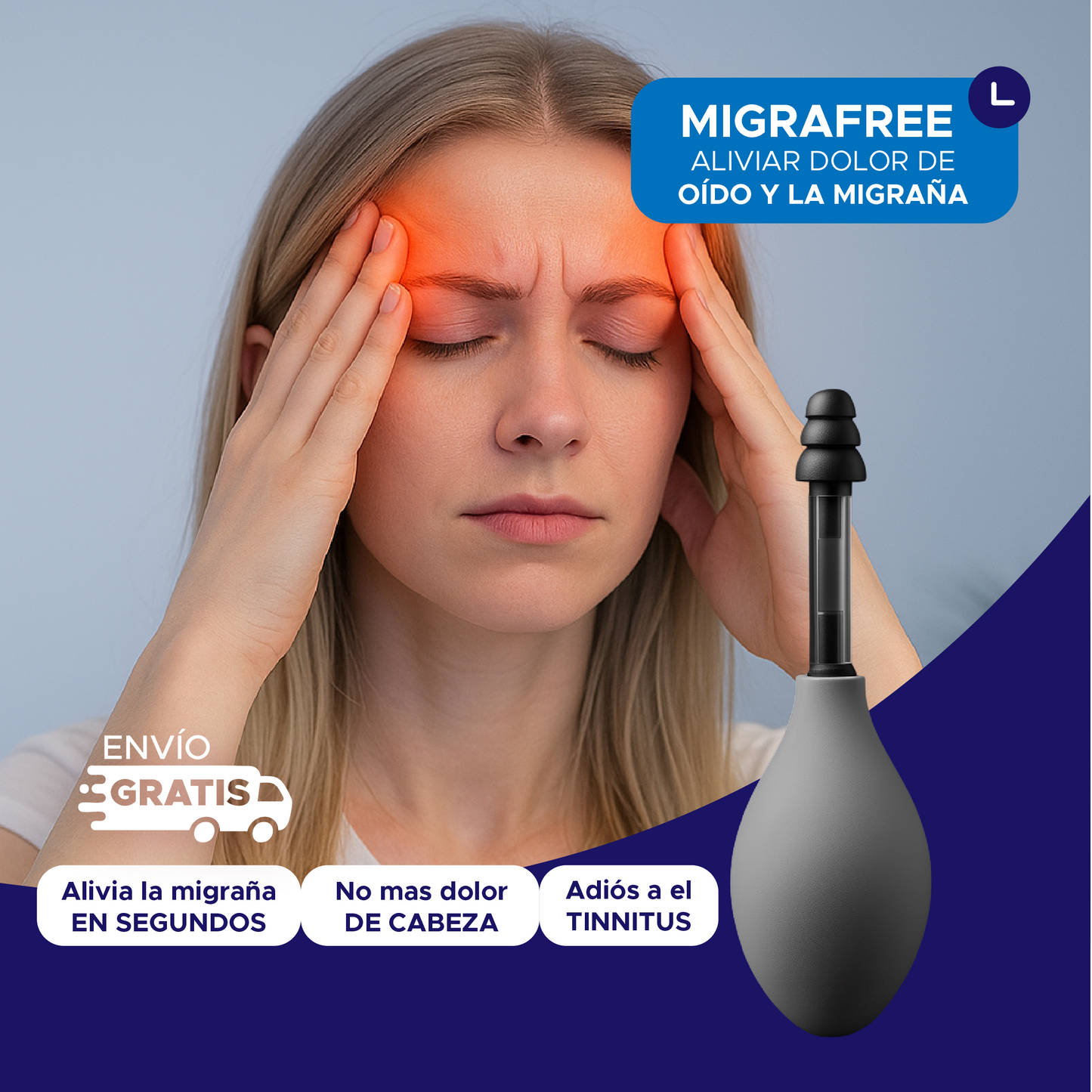👂✨ MIGRAFREE™ – DISPOSITIVO PARA ALIVIAR DOLOR DE OÍDO Y LA MIGRAÑA 👂✨