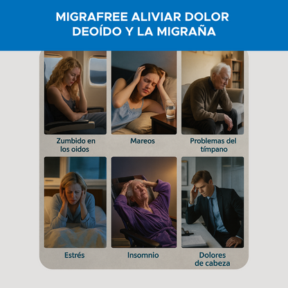 👂✨ MIGRAFREE™ – DISPOSITIVO PARA ALIVIAR DOLOR DE OÍDO Y LA MIGRAÑA 👂✨