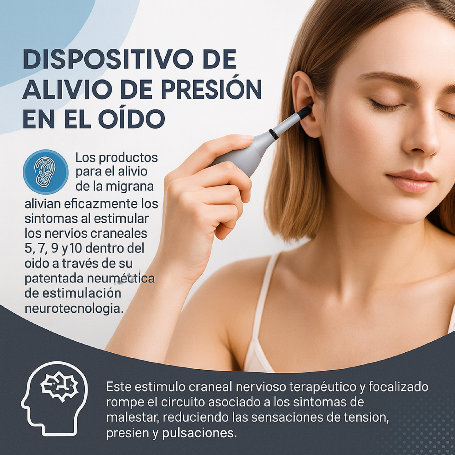 👂✨ MIGRAFREE™ – DISPOSITIVO PARA ALIVIAR DOLOR DE OÍDO Y LA MIGRAÑA 👂✨