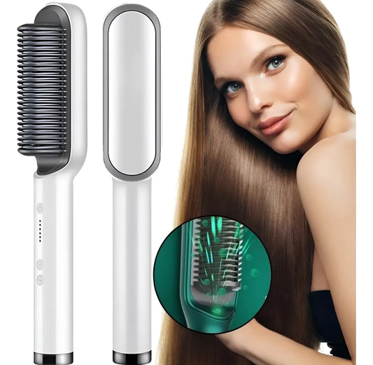 Cepillo alisador HairPro , Cabello liso en minutos