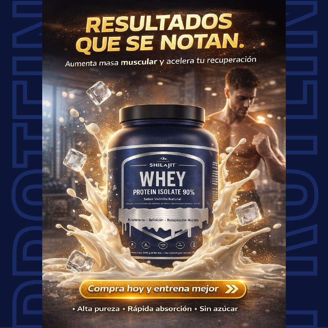 🚀PROTEIN ISOLATE 90% PREMIUM 🎯 AUMENTA MASA MUSCULAR 🔥