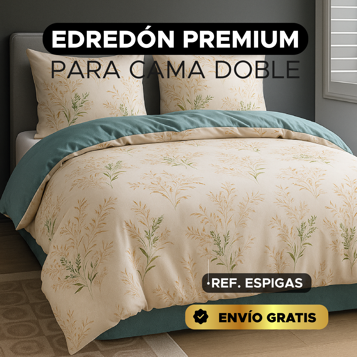 🍬 Edredón Premium para Cama Doble !  🌙