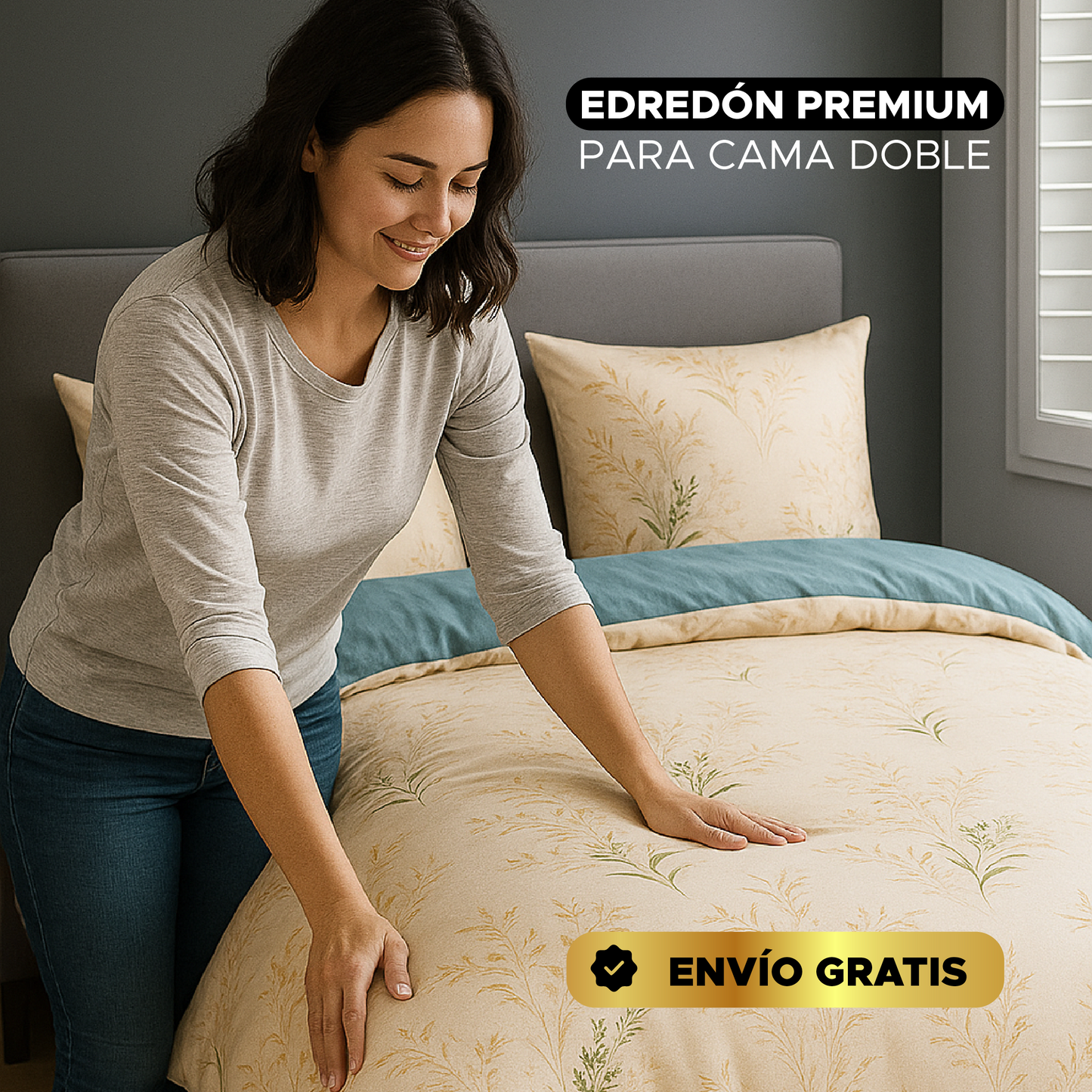 🍬 Edredón Premium para Cama Doble !  🌙