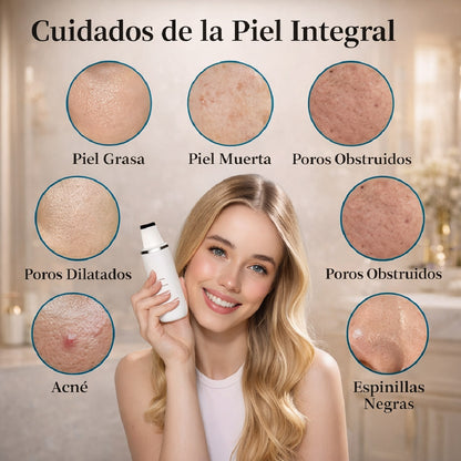 ✨ SKINGLOW PRO ESPÁTULA ULTRASÓNICA DE LIMPIEZA FACIAL ✨💆‍♀️