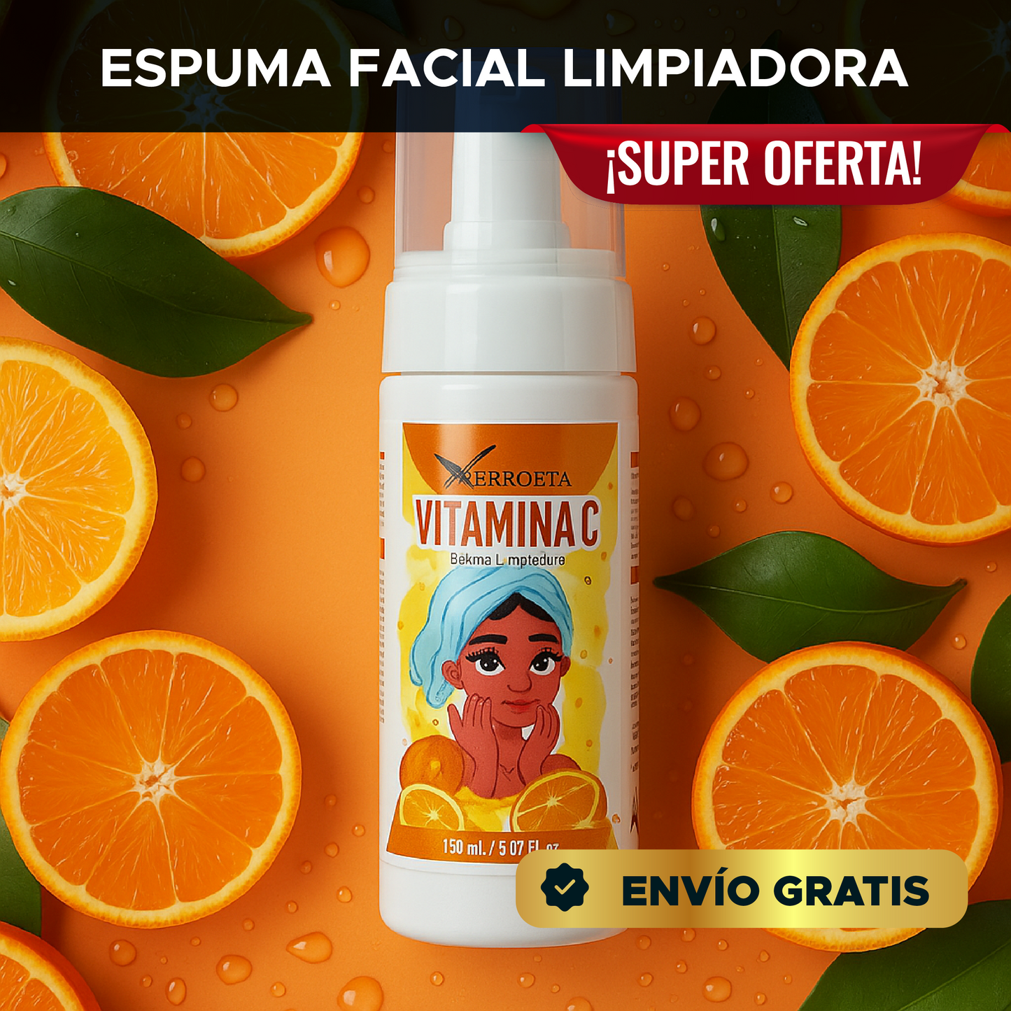 🌸 PureGlow™ Espuma Facial Limpiadora 💧