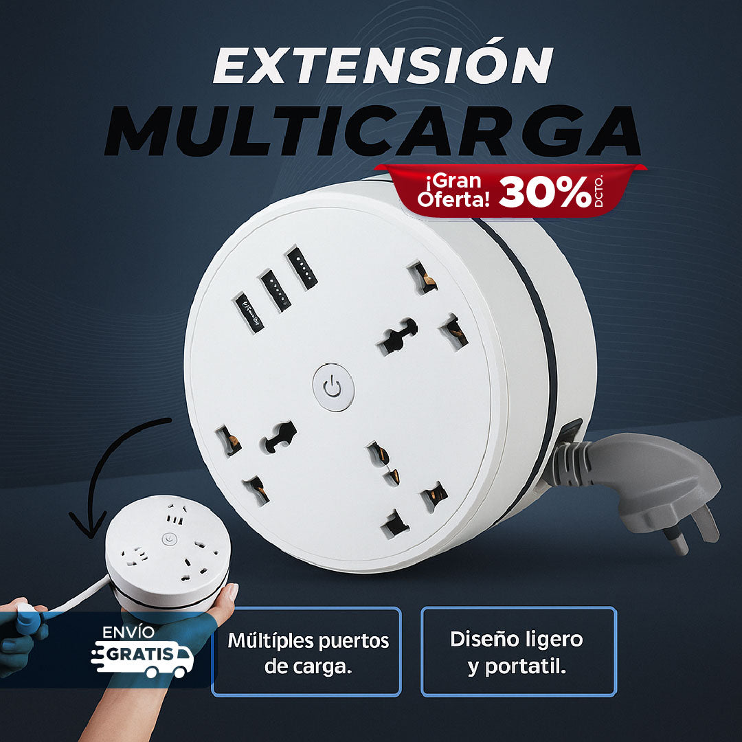 🔌POWERBOX EXTENSIÓN MULTICARGA ⚡