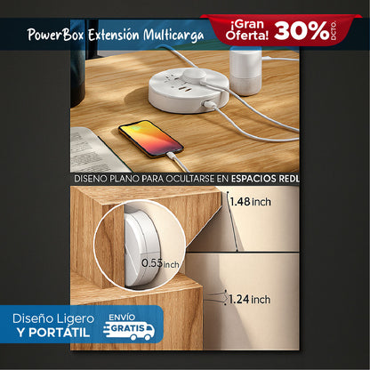 🔌POWERBOX EXTENSIÓN MULTICARGA ⚡