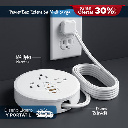 🔌POWERBOX EXTENSIÓN MULTICARGA ⚡