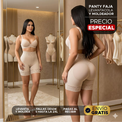🔥 CurveLift Pro 🍑  Panty Faja Levantacola ✨