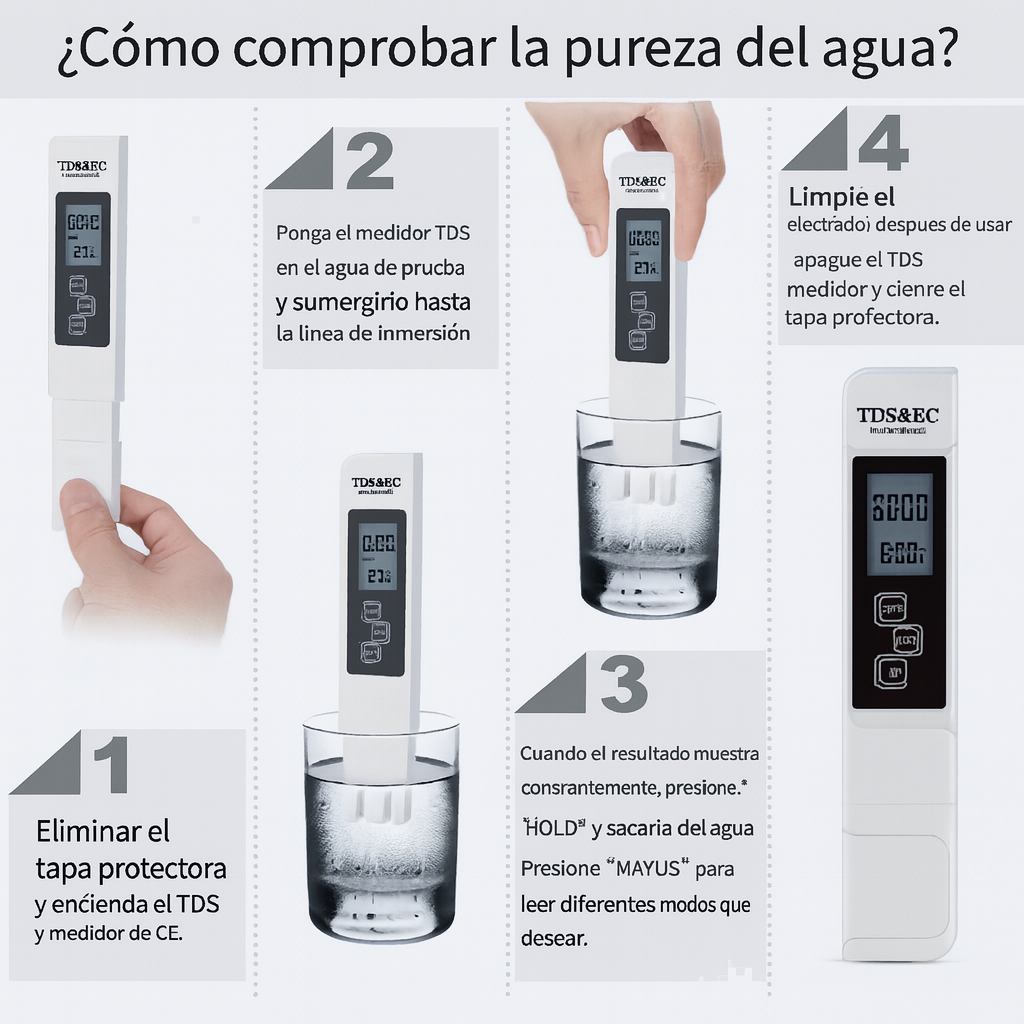 🌊💧 AQUACHECK MEDIDOR DE CALIDAD DE AGUA 💦🌎