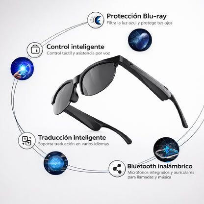 😎✨ GAFAS POLARIZADAS CON BLUETOOTH 🚀🎧BLUETOOTH + TRADUCTOR 🌍✨