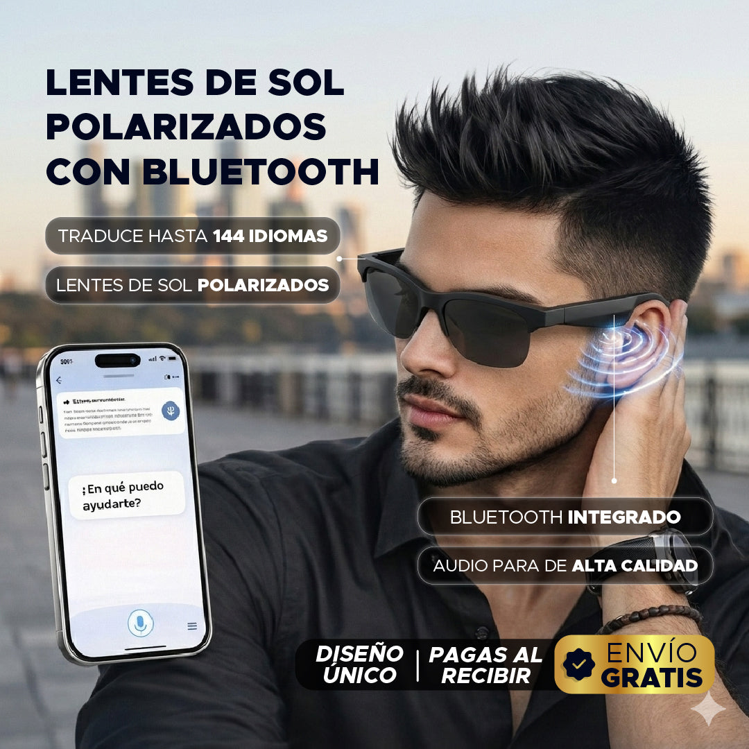 😎✨ GAFAS POLARIZADAS CON BLUETOOTH 🚀🎧BLUETOOTH + TRADUCTOR 🌍✨