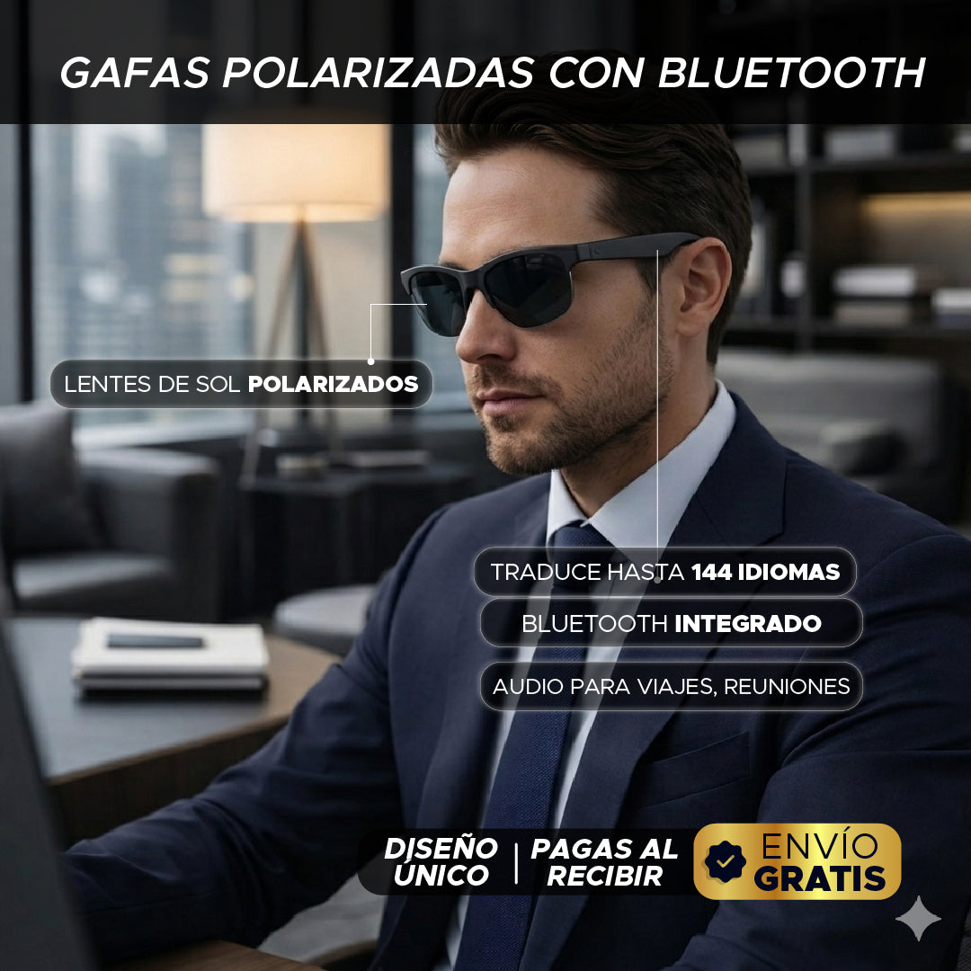 😎✨ GAFAS POLARIZADAS CON BLUETOOTH 🚀🎧BLUETOOTH + TRADUCTOR 🌍✨