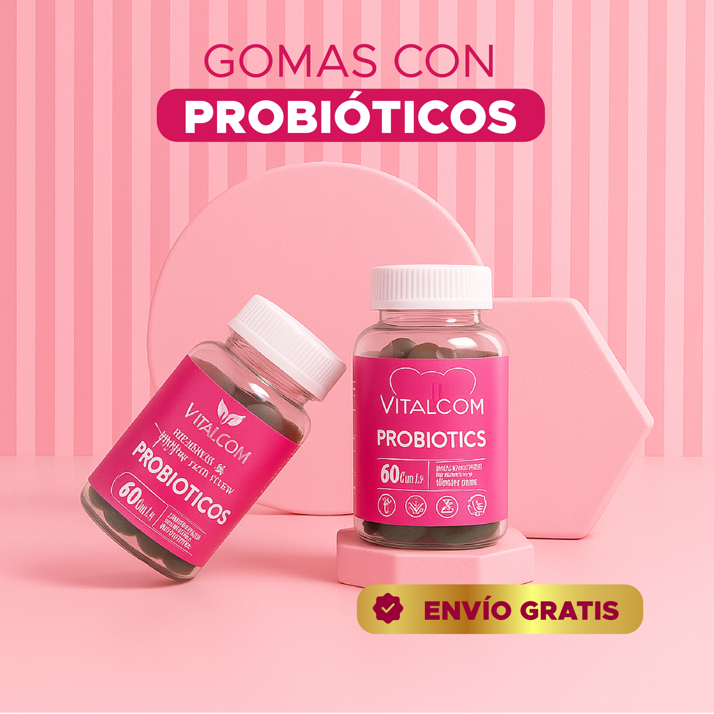 🍬 ProbioGomas Vitalcom 🧘‍♀️Gomas con probióticos🌸Adiós a las molestias