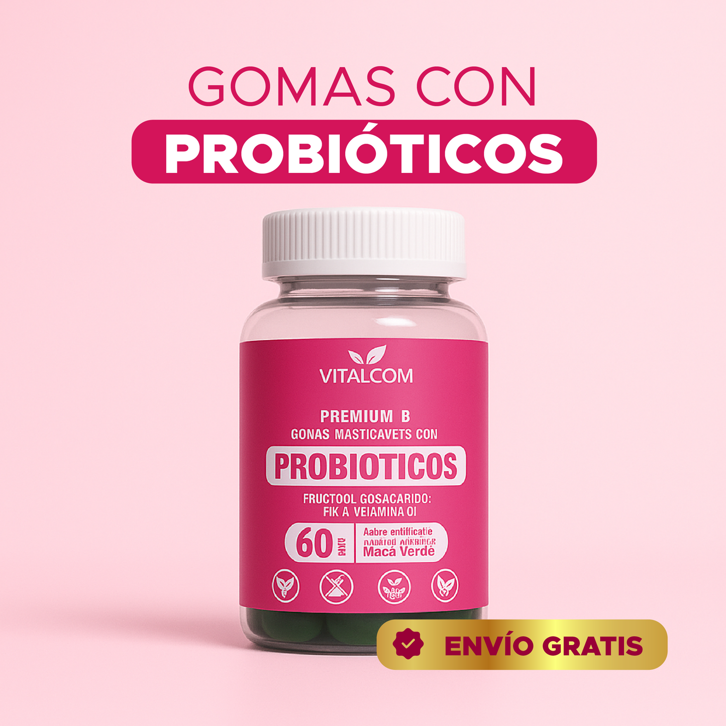 🍬 ProbioGomas Vitalcom 🧘‍♀️Gomas con probióticos🌸Adiós a las molestias