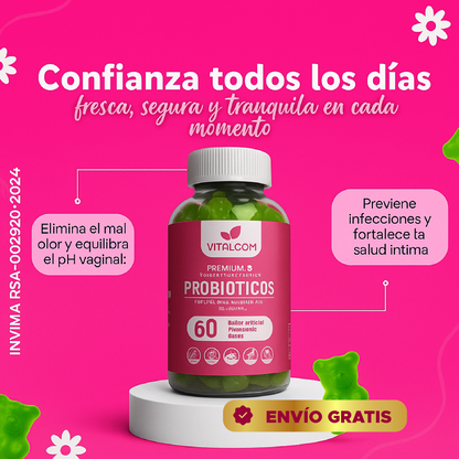 🍬 ProbioGomas Vitalcom 🧘‍♀️Gomas con probióticos🌸Adiós a las molestias