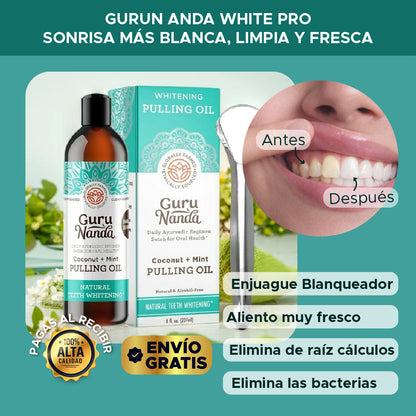 🦷✨💎 GURU NANDA™ 💎✨🦷 EL MEJOR BLANQUEADOR PARA ELIMINAR SARRO Y HALITOSIS