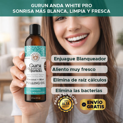 🦷✨💎 GURU NANDA™ 💎✨🦷 EL MEJOR BLANQUEADOR PARA ELIMINAR SARRO Y HALITOSIS
