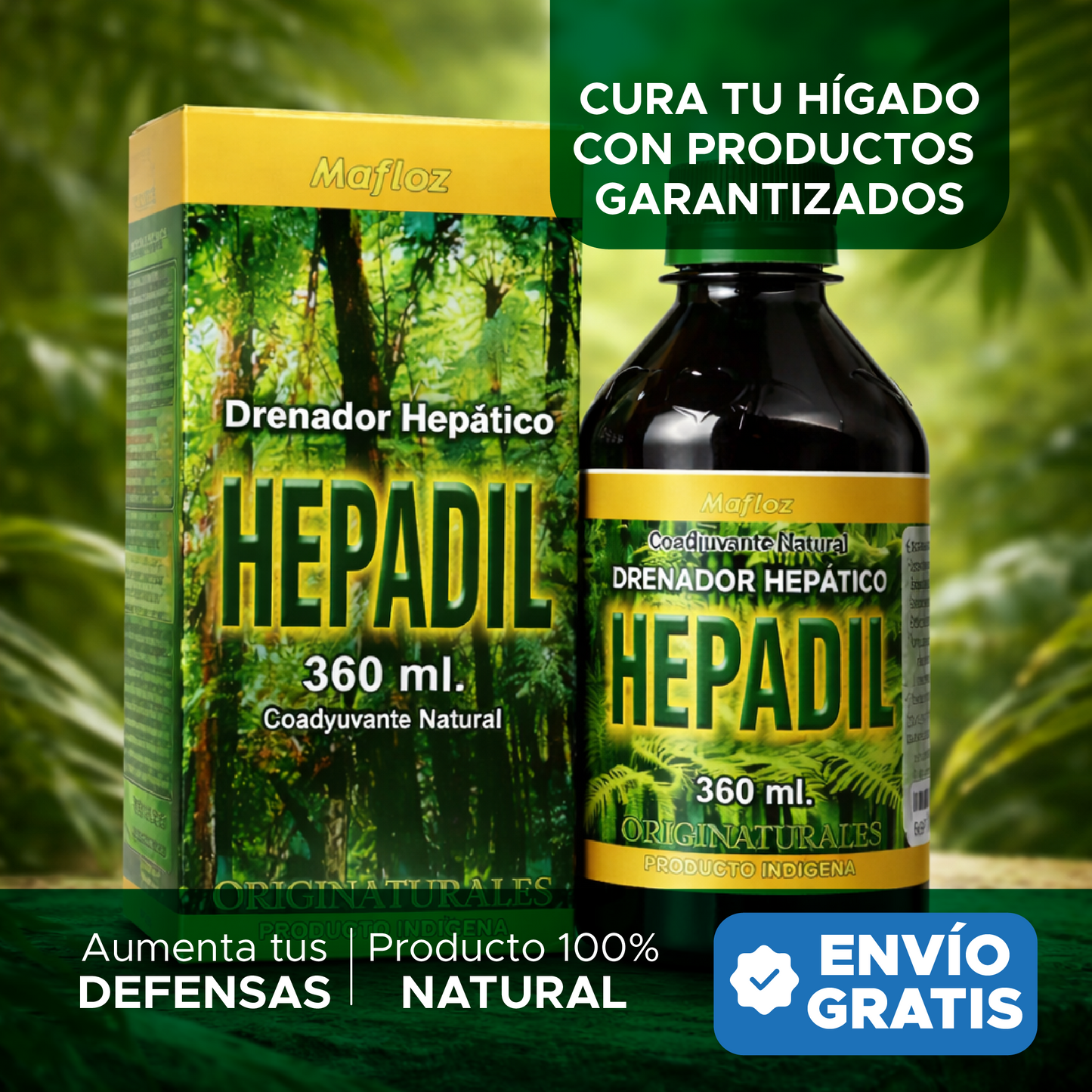 💚 HEPADIL DETOX DRENADOR HEPÁTICO- 100% NATURAL 🌱