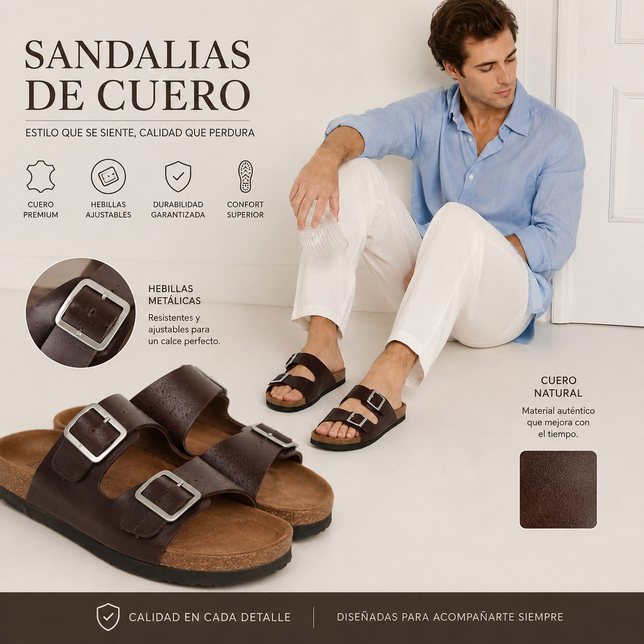 👞🇪🇺🔥  EUROWALK 🔥 SANDALIAS EUROPEAS PREMIUM™ 🔥👞