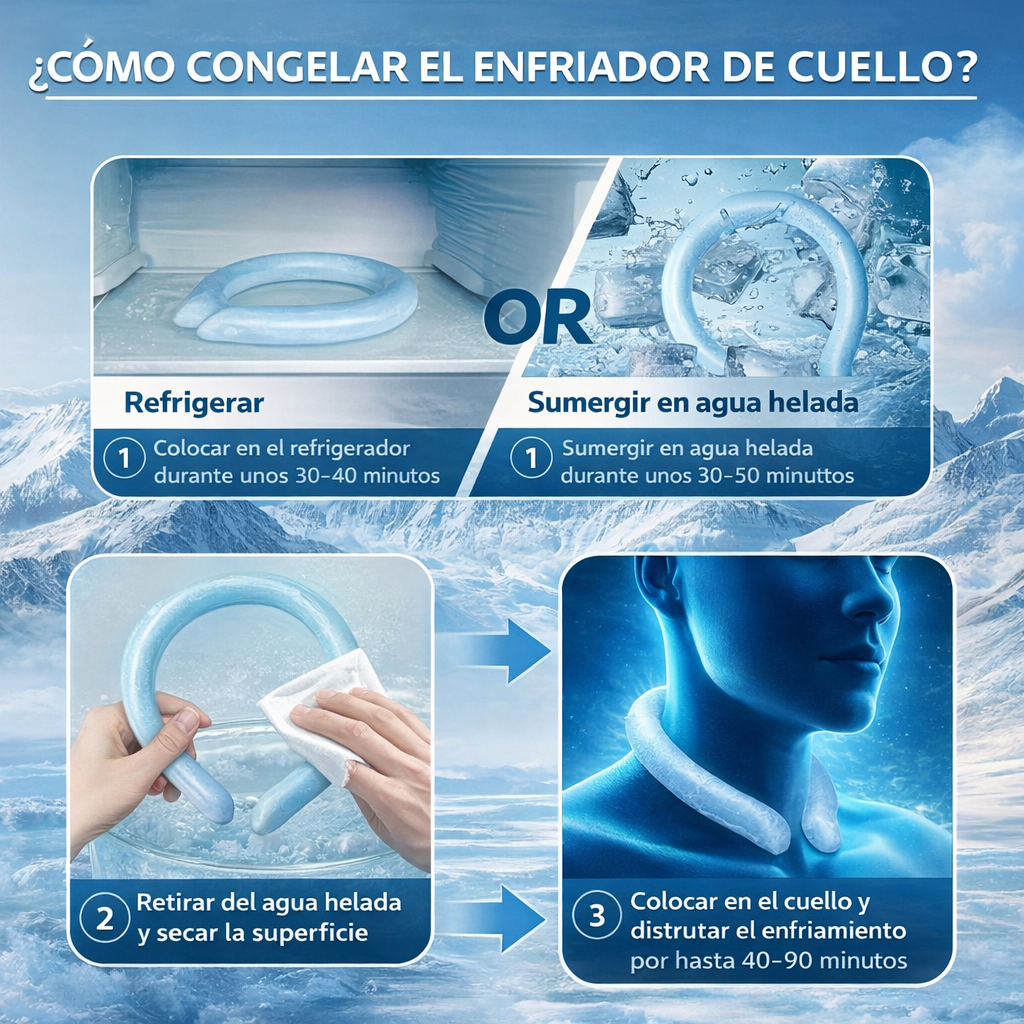 ❄️🧊 COOLFRESH - Enfriador en gel Instantáneo para Cuello❄️🧊