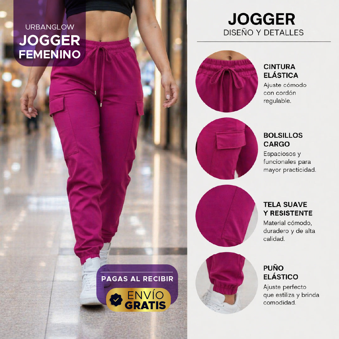 💜✨🔥URBANGLOW PANTALÓN JOGGER FEMENINO PREMIUM 👖✨💜