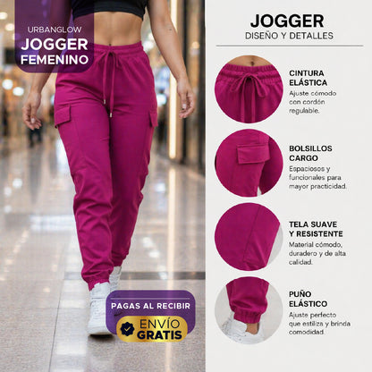 💜✨🔥URBANGLOW PANTALÓN JOGGER FEMENINO PREMIUM 👖✨💜