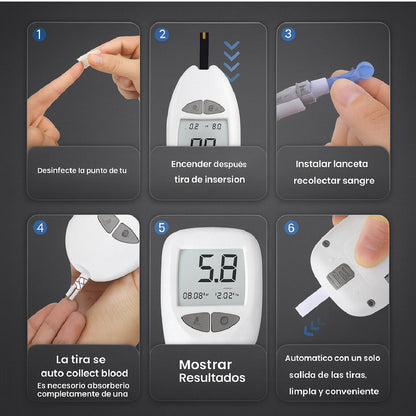 🩺 🩸 CONTROLGLUC KIT DE PRUEBA DE DIABETES🩺💉