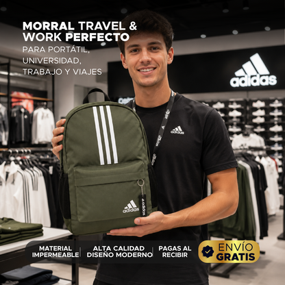 🔥🚀 Morral Adidas Premium Waterproof 💻✨