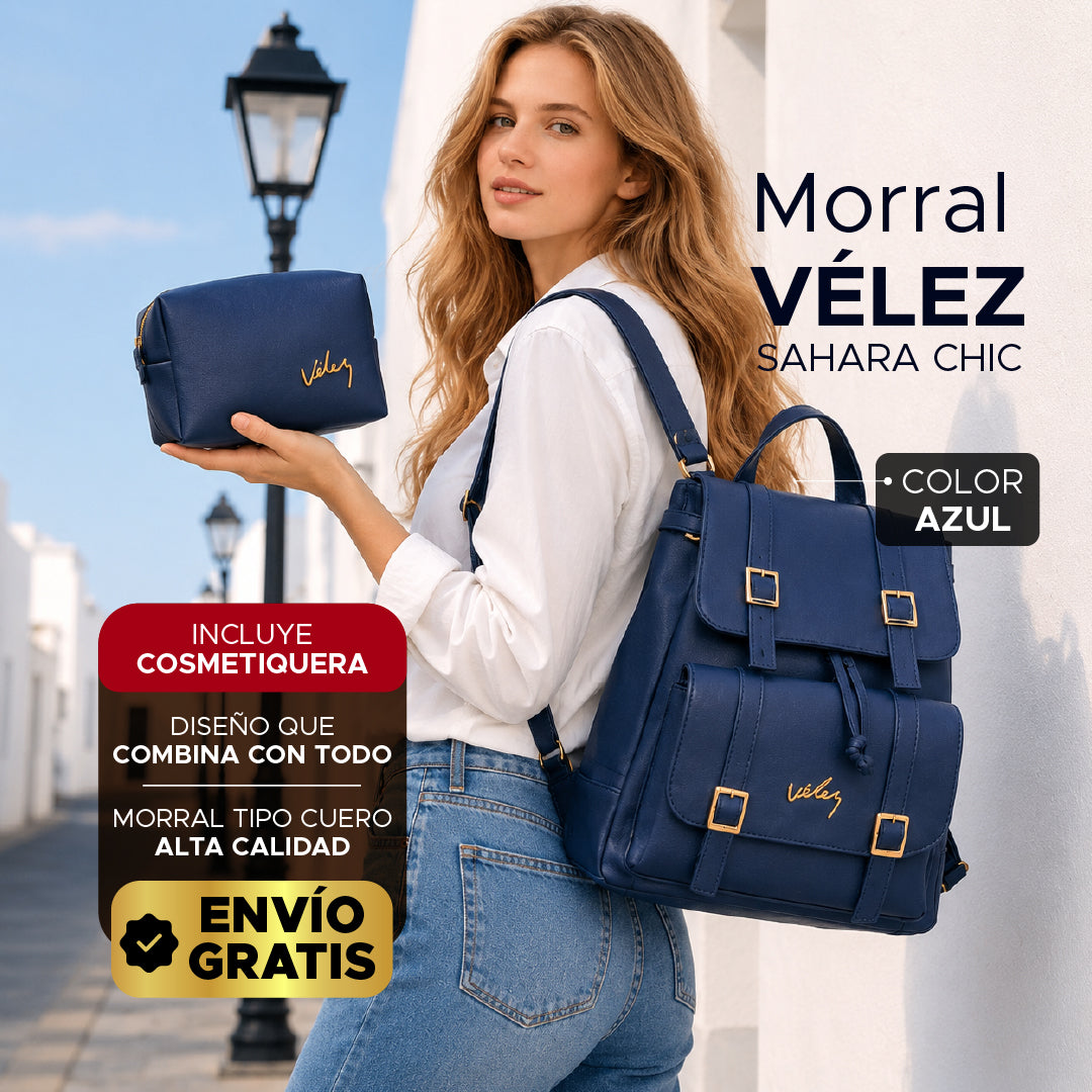 🌟 Morral Sahara Chic ✨+ Cosmetiquera GRATIS 👜Cuero vegano de alta calidad