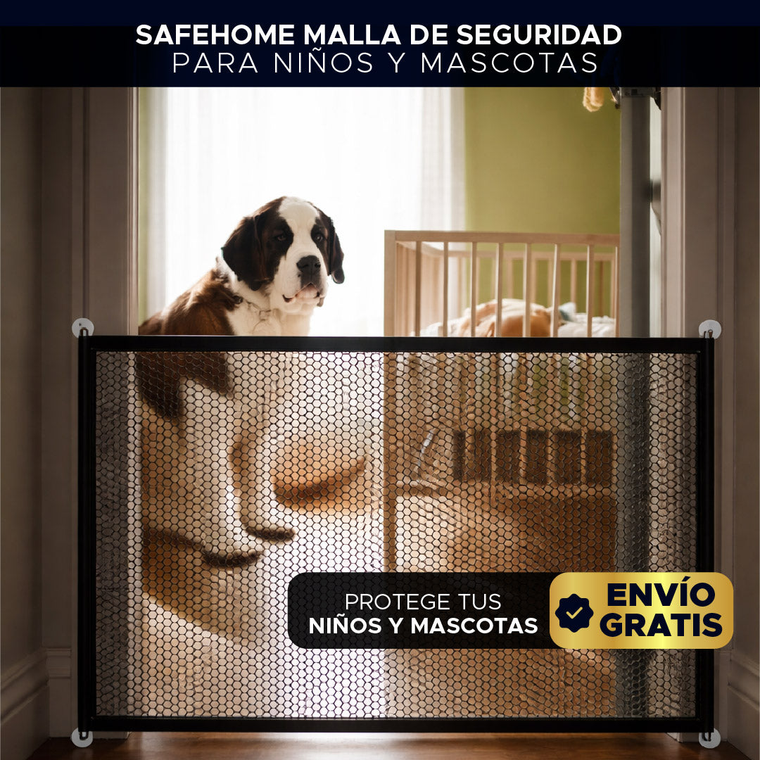 👶🐾 SafeHome™ Malla de Seguridad para Niños y Mascotas🚸🐕