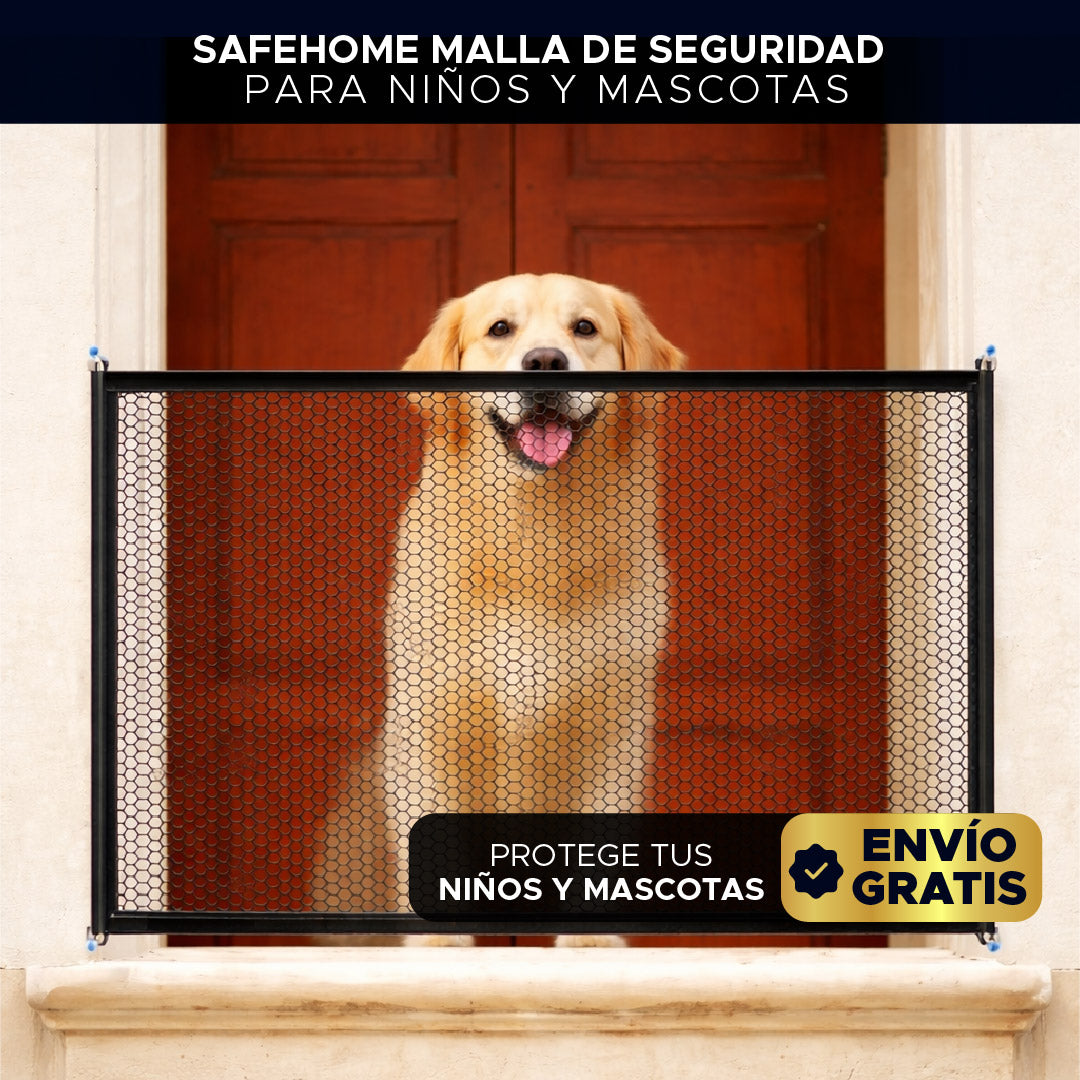 👶🐾 SafeHome™ Malla de Seguridad para Niños y Mascotas🚸🐕