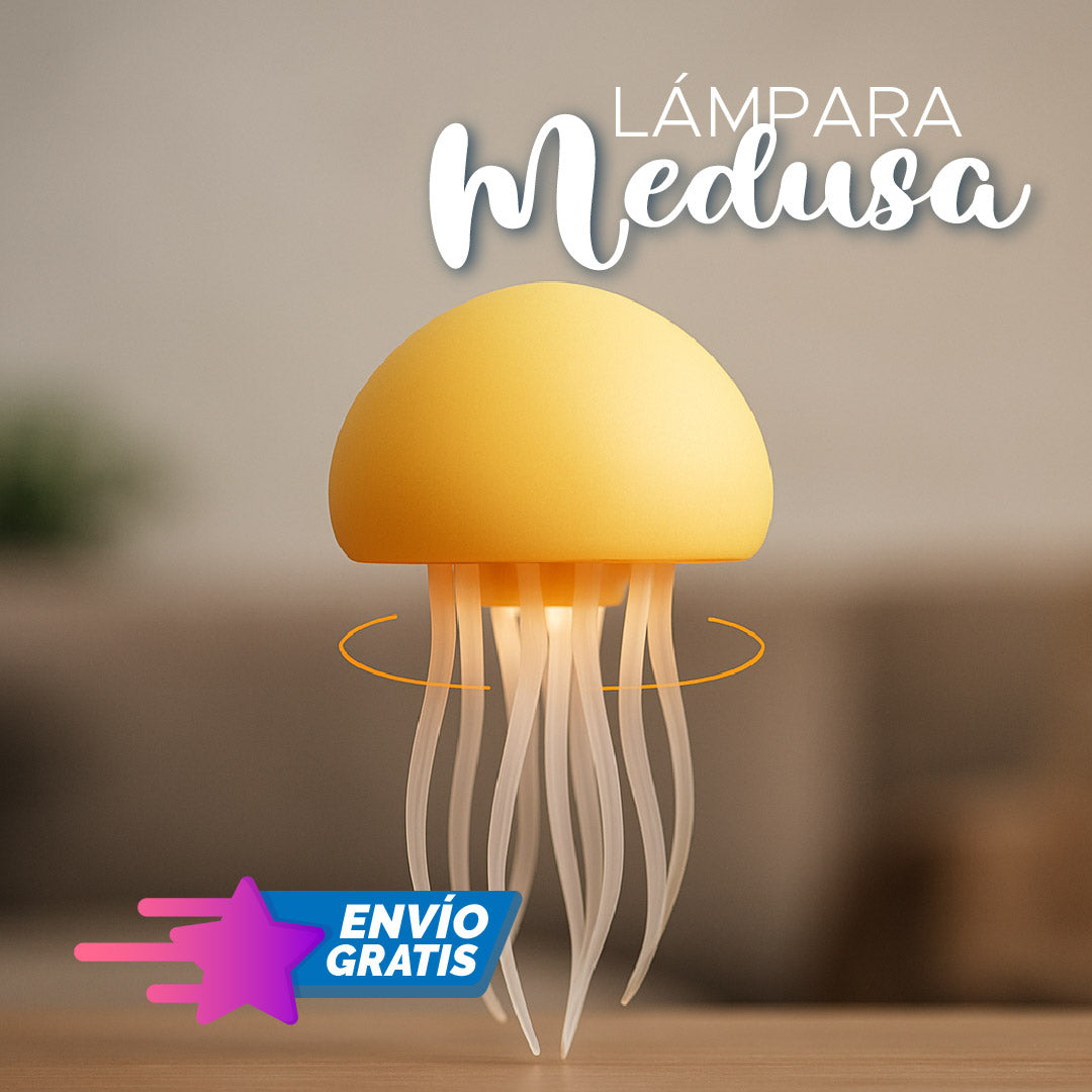 🌈🐚 LÁMPARA MEDUSA TRANQUILIZANTE 🌊✨