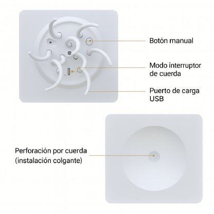 🌈🐚 LÁMPARA MEDUSA TRANQUILIZANTE 🌊✨