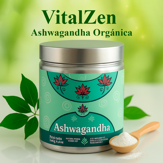 🌱  VitalZen™ Frasco de Ashwagandha Premium Equilibrio Natural Himalaya🌱
