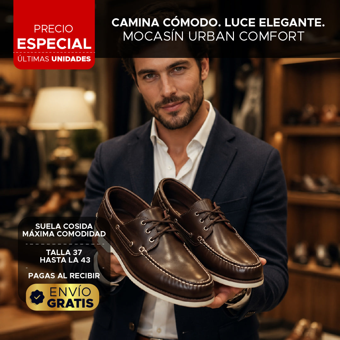 ✨ Mocasín Urban Comfort para Hombre👞